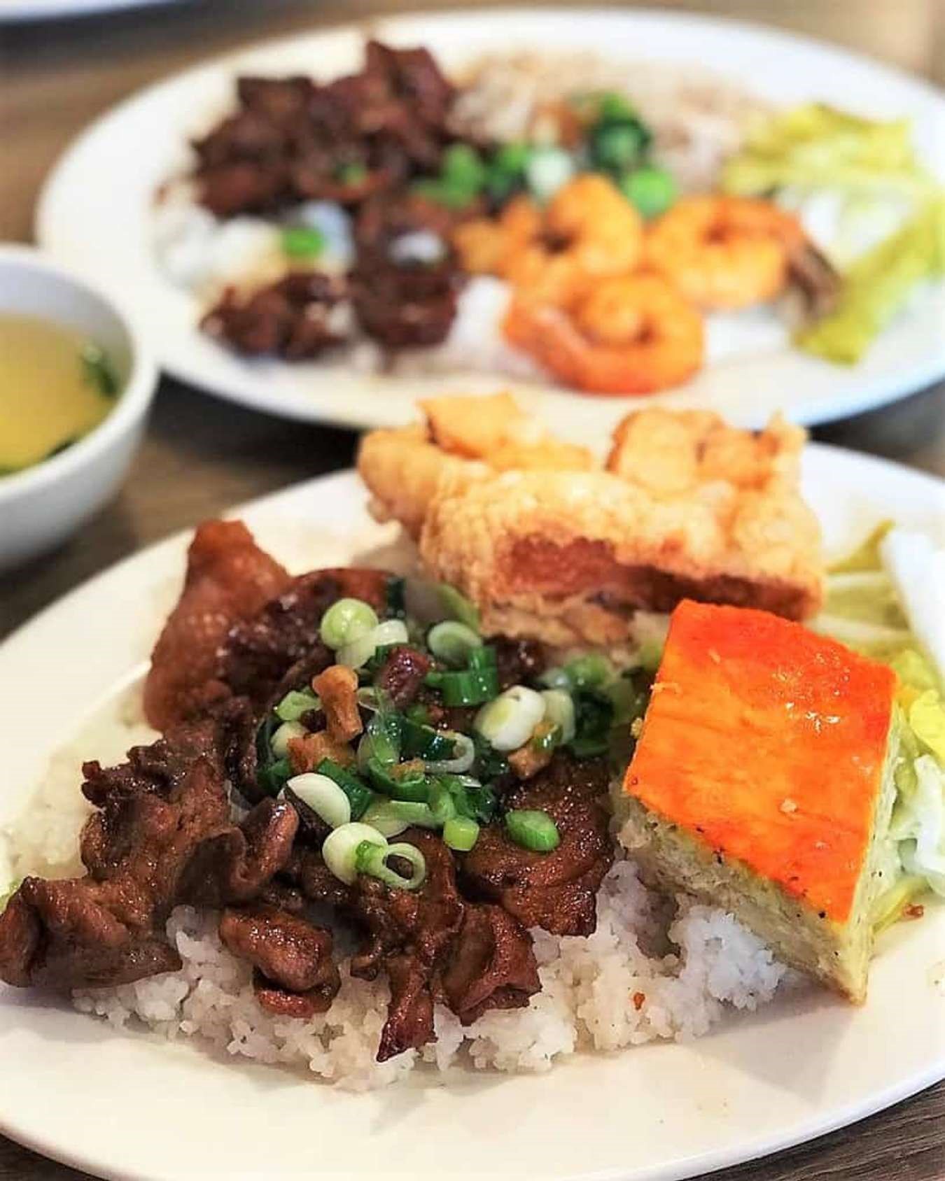 Broken rice is a familiar breakfast for the people of Saigon.